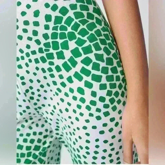 Diane von furstenberg Brooklyn Flared Pants in Flora Nocturna Green - Picture 4 of 14